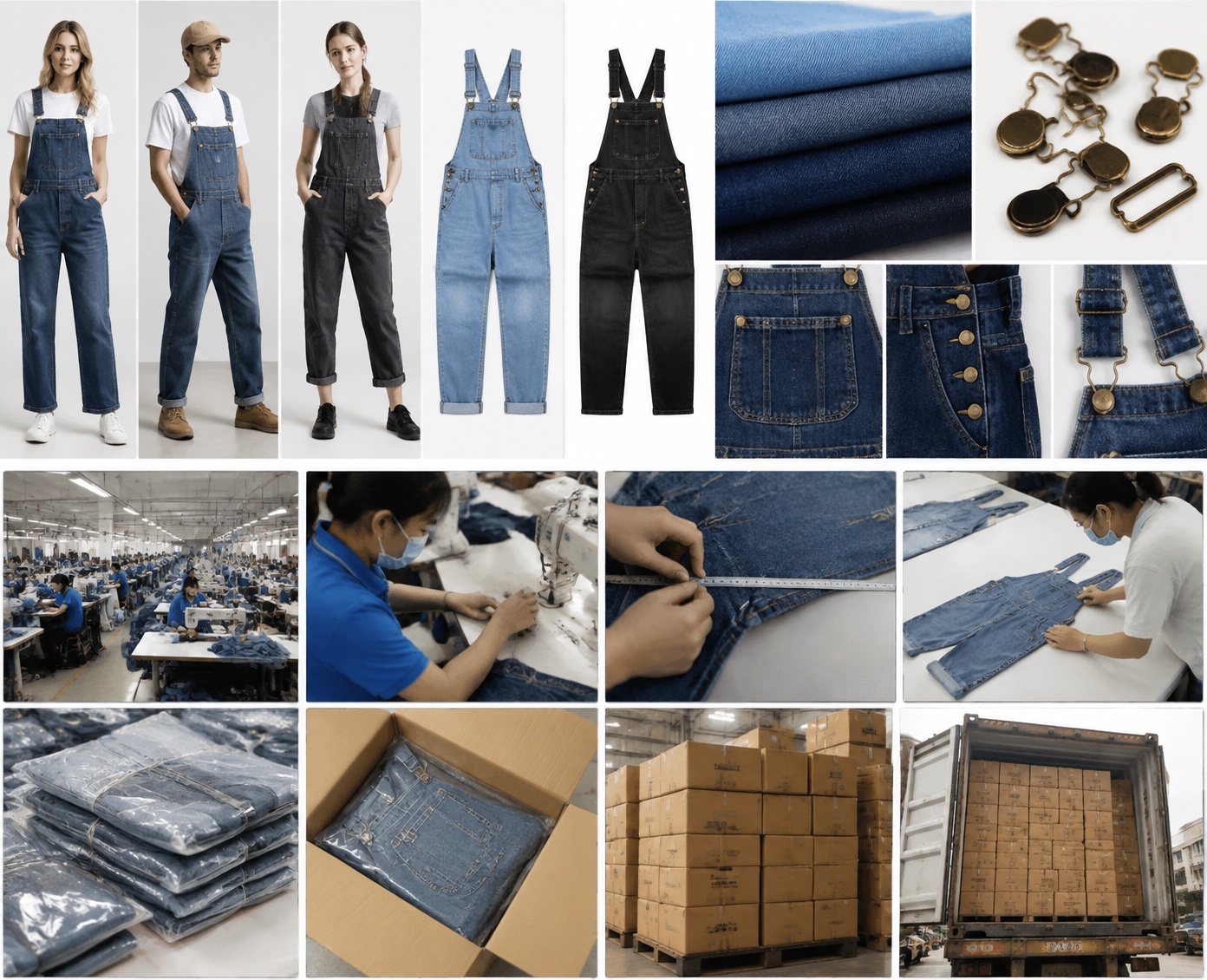 Denim Overalls