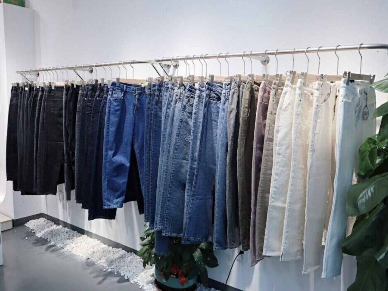 Denim Sample Showroom Display Area